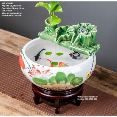 ANG THẢ CÁ, THẢ HOA, TRỒNG SEN CẢNH - SẢN PHẨM TRANG TRÍ NHÀ CỬA CAO CẤP